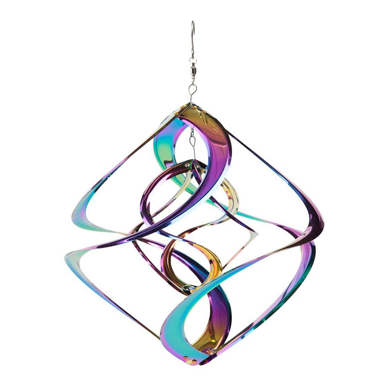 Wind Sculptures Patio, Lawn & Garden 3D Reflective WhiligigHanging